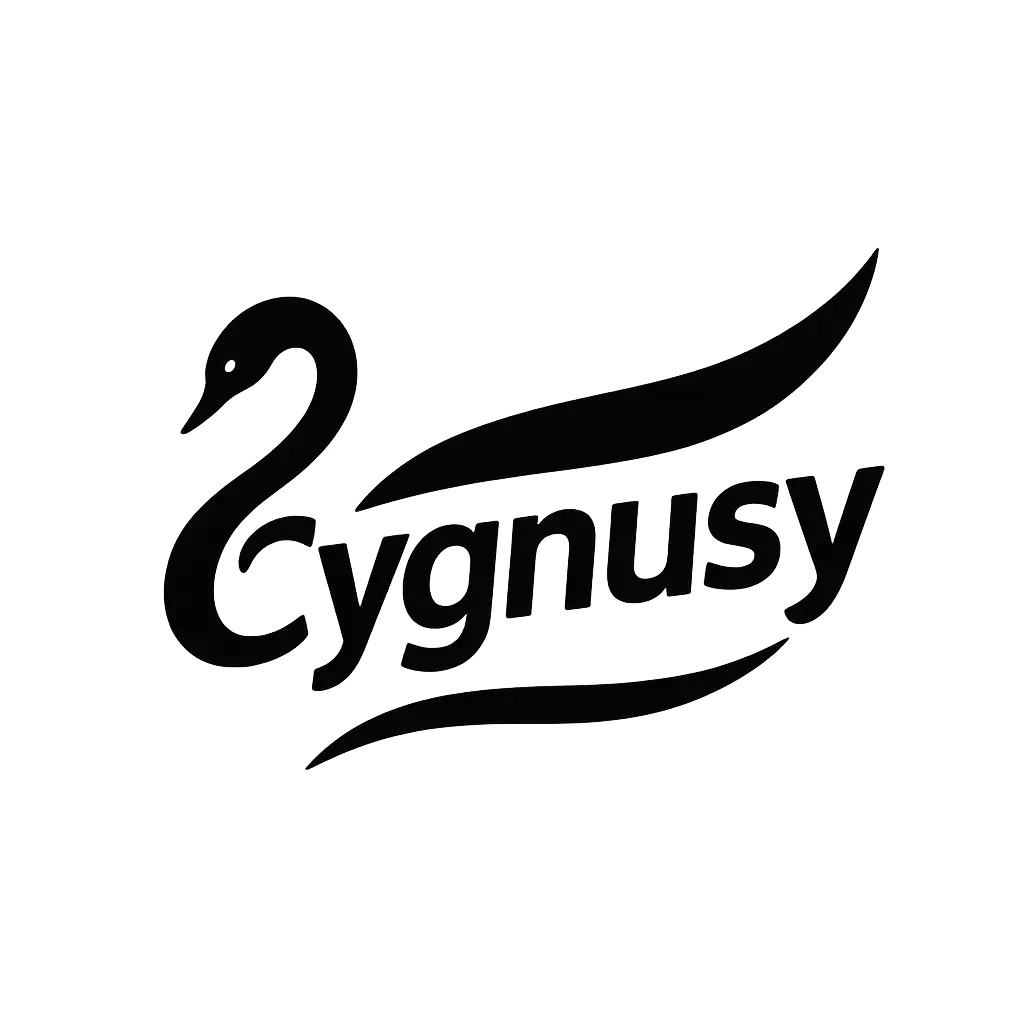Cygnusy black logo